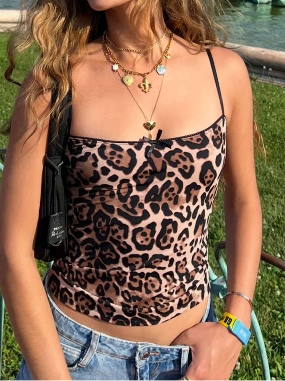 Zara leopard tank